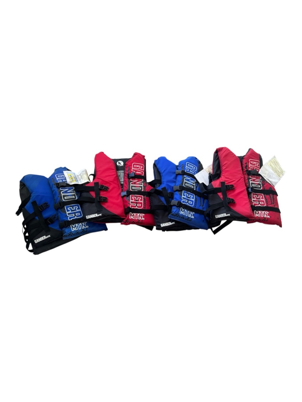 Set of 4 Gander Mountain Adult Universal Life Jackets